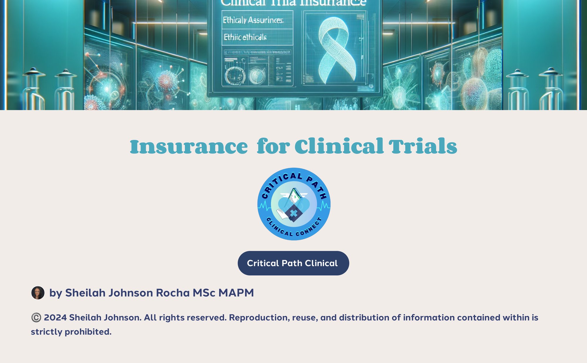 Insurance for Clinical Trials